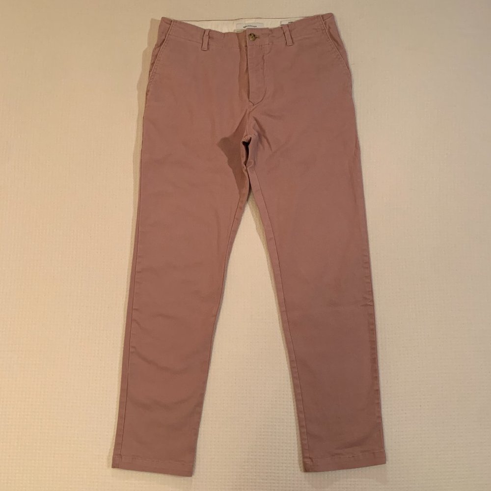 UO Urban Outfitters Easton Skinny Chino Pants Dusty Pink